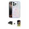 MARSİLYAN™- iPhone 14 Pro Max Kılıf Odak Prime - Siyah Buffer Cam Ekran Koruyucu + Raze Metal Kamera Lens - GD