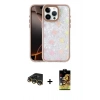 MARSİLYAN™- iPhone 14 Pro Max Kılıf Odak Prime - Siyah Buffer Cam Ekran Koruyucu + Raze Metal Kamera Lens - GD