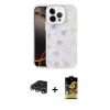 MARSİLYAN™- iPhone 14 Pro Max Kılıf Odak Prime - Siyah Buffer Cam Ekran Koruyucu + Raze Metal Kamera Lens - GS