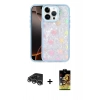 MARSİLYAN™- iPhone 14 Pro Max Kılıf Odak Prime - Siyah Buffer Cam Ekran Koruyucu + Raze Metal Kamera Lens - GS
