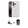 MARSİLYAN™- iPhone 14 Pro Max Kılıf Odak Prime - Siyah Buffer Hayalet Cam Ekran Koruyucu + Bilvis Titan Kamera Lens - GS