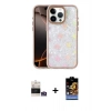 MARSİLYAN™- iPhone 14 Pro Max Kılıf Odak Prime - Siyah Buffer Hayalet Cam Ekran Koruyucu + Bilvis Titan Kamera Lens - GS