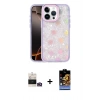 MARSİLYAN™- iPhone 14 Pro Max Kılıf Odak Prime - Siyah Buffer Hayalet Cam Ekran Koruyucu + Bilvis Titan Kamera Lens - GD