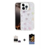 MARSİLYAN™- iPhone 14 Pro Max Kılıf Odak Prime - Siyah Buffer Hayalet Cam Ekran Koruyucu + Bilvis Titan Kamera Lens - GD