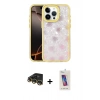 MARSİLYAN™- iPhone 14 Pro Max Kılıf Odak Prime - Siyah Joko 5D Cam + Raze Metal Kamera Lens - GD