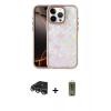 MARSİLYAN™- iPhone 14 Pro Max Kılıf Odak Prime - Siyah Joko Magic 5D Hayalet Cam + Gümüş Raze Metal Kamera Lens