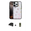 MARSİLYAN™- iPhone 14 Pro Max Kılıf Odak Prime - Siyah Joko Magic 5D Hayalet Cam + Gümüş Raze Metal Kamera Lens