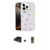 MARSİLYAN™- iPhone 14 Pro Max Kılıf Odak Prime - Siyah Joko Magic 5D Hayalet Cam + Gümüş Raze Metal Kamera Lens