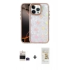 MARSİLYAN™- iPhone 14 Pro Max Kılıf Odak Prime - Siyah Mat Seramik Nano Ekran Koruyucu + Bilvis Titan Kamera Lens - DNMR