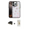 MARSİLYAN™- iPhone 14 Pro Max Kılıf Odak Prime - Siyah Mat Seramik Nano Ekran Koruyucu + Raze Metal Kamera Lens - GD