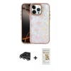 MARSİLYAN™- iPhone 14 Pro Max Kılıf Odak Prime - Siyah Mat Seramik Nano Ekran Koruyucu + Raze Metal Kamera Lens - GS