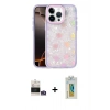 MARSİLYAN™- iPhone 14 Pro Max Kılıf Odak Prime - Siyah Polymer Nano Ekran Koruyucu + Bilvis Titan Kamera Lens - GS