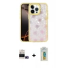 MARSİLYAN™- iPhone 14 Pro Max Kılıf Odak Prime - Siyah Polymer Nano Ekran Koruyucu + Bilvis Titan Kamera Lens - DNMR