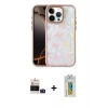 MARSİLYAN™- iPhone 14 Pro Max Kılıf Odak Prime - Siyah Polymer Nano Ekran Koruyucu + Bilvis Titan Kamera Lens - DNMR
