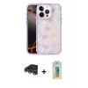 MARSİLYAN™- iPhone 14 Pro Max Kılıf Odak Prime - Siyah Polymer Nano Ekran Koruyucu + Raze Metal Kamera Lens - GD