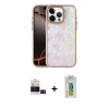 MARSİLYAN™- iPhone 14 Pro Max Kılıf Odak Prime - Siyah Polymer Nano Ekran Koruyucu + Siyah Bilvis Titan Kamera Lens