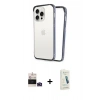 MARSİLYAN™- iPhone 14 Pro Max Kılıf Pusula Asil Koleksiyonu - Şeffaf Pasifik Cam Ekran Koruyucu + Bilvis Titan Kamera Lens - DNMR