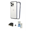 MARSİLYAN™- iPhone 14 Pro Max Kılıf Pusula Asil Koleksiyonu - Şeffaf Royal Nano Ekran Koruyucu + Raze Metal Kamera Lens - GD