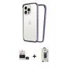 MARSİLYAN™- iPhone 14 Pro Max Kılıf Pusula Asil Koleksiyonu - Siyah Bilvis Hayalet Cam Ekran Koruyucu + Bilvis Titan Kamera Lens - SH