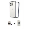 MARSİLYAN™- iPhone 14 Pro Max Kılıf Pusula Asil Koleksiyonu - Siyah Bilvis Hayalet Cam Ekran Koruyucu + Bilvis Titan Kamera Lens - SH