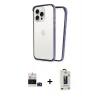MARSİLYAN™- iPhone 14 Pro Max Kılıf Pusula Asil Koleksiyonu - Siyah Bilvis Hayalet Cam Ekran Koruyucu + Bilvis Titan Kamera Lens - DNMR