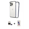 MARSİLYAN™- iPhone 14 Pro Max Kılıf Pusula Asil Koleksiyonu - Siyah Joko 5D Cam + Bilvis Titan Kamera Lens - GS