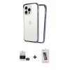 MARSİLYAN™- iPhone 14 Pro Max Kılıf Pusula Asil Koleksiyonu - Siyah Joko 5D Cam + Bilvis Titan Kamera Lens - GD