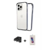 MARSİLYAN™- iPhone 14 Pro Max Kılıf Pusula Asil Koleksiyonu - Siyah Joko 5D Cam + Raze Metal Kamera Lens - GS