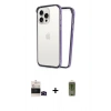 MARSİLYAN™- iPhone 14 Pro Max Kılıf Pusula Asil Koleksiyonu - Siyah Joko Magic 5D Hayalet Cam + Bilvis Titan Kamera Lens - SH