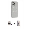 MARSİLYAN™- iPhone 14 Pro Max Kılıf Pusula Çizgi Koleksiyonu - Siyah Bilvis 3D Mat Cam Ekran Koruyucu + Bilvis Titan Kamera Lens - SH