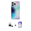 MARSİLYAN™- iPhone 14 Pro Max Kılıf Pusula Form - Siyah Bilvis 5in1 3D Magic Cam Ekran Koruyucu + Bilvis Titan Kamera Lens - GD