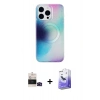MARSİLYAN™- iPhone 14 Pro Max Kılıf Pusula Form - Siyah Bilvis 5in1 5D Magic Hayalet Cam Ekran Koruyucu + Bilvis Titan Kamera Lens - SH