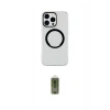 MARSİLYAN™- iPhone 14 Pro Max Kılıf Pusula Form - Siyah Joko Magic 5D Hayalet Cam