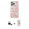 MARSİLYAN™- iPhone 14 Pro Max Kılıf Pusula Form - Siyah Mat Seramik Nano Ekran Koruyucu + Bilvis Titan Kamera Lens - GD