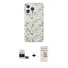 MARSİLYAN™- iPhone 14 Pro Max Kılıf Pusula Form - Siyah Mat Seramik Nano Ekran Koruyucu + Bilvis Titan Kamera Lens - GD