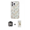 MARSİLYAN™- iPhone 14 Pro Max Kılıf Pusula Form - Siyah Mat Seramik Nano Ekran Koruyucu + PVD Metal Kamera Lens - TU