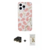 MARSİLYAN™- iPhone 14 Pro Max Kılıf Pusula Form - Siyah Mat Seramik Nano Ekran Koruyucu + Raze Metal Kamera Lens - GD