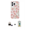 MARSİLYAN™- iPhone 14 Pro Max Kılıf Pusula Form - Siyah Polymer Nano Ekran Koruyucu + Bilvis Titan Kamera Lens - GS