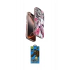 MARSİLYAN™- iPhone 14 Pro Max Kılıf Siluet Doku - Siyah 18D Cam Ekran Koruyucu