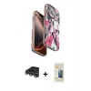 MARSİLYAN™- iPhone 14 Pro Max Kılıf Siluet Doku - Siyah 6D Mat Seramik Hayalet Nano Ekran Koruyucu + Raze Metal Kamera Lens - GS