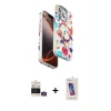 MARSİLYAN™- iPhone 14 Pro Max Kılıf Siluet Doku - Siyah Joko 5D Cam + Bilvis Titan Kamera Lens - GS