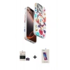 MARSİLYAN™- iPhone 14 Pro Max Kılıf Siluet Doku - Siyah Joko 5D Cam + Bilvis Titan Kamera Lens - GD