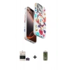 MARSİLYAN™- iPhone 14 Pro Max Kılıf Siluet Doku - Siyah Joko Magic 5D Hayalet Cam + Bilvis Titan Kamera Lens - GD