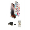 MARSİLYAN™- iPhone 14 Pro Max Kılıf Siluet Doku - Siyah Mat Seramik Nano Ekran Koruyucu + Raze Metal Kamera Lens - GD