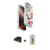MARSİLYAN™- iPhone 14 Pro Max Kılıf Siluet Doku - Siyah Polymer Nano Ekran Koruyucu + Raze Metal Kamera Lens - GD