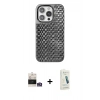 MARSİLYAN™- iPhone 14 Pro Max Kılıf Siluet Form Serisi - Şeffaf Pasifik Cam Ekran Koruyucu + Bilvis Titan Kamera Lens - GS