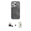 MARSİLYAN™- iPhone 14 Pro Max Kılıf Siluet Form Serisi - Şeffaf Pasifik Cam Ekran Koruyucu + Bilvis Titan Kamera Lens - SH