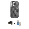 MARSİLYAN™- iPhone 14 Pro Max Kılıf Siluet Form Serisi - Şeffaf Royal Nano Ekran Koruyucu + Raze Metal Kamera Lens - GD