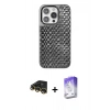 MARSİLYAN™- iPhone 14 Pro Max Kılıf Siluet Form Serisi - Siyah Bilvis 5in1 3D Magic Cam Ekran Koruyucu + Raze Metal Kamera Lens - GD
