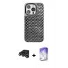 MARSİLYAN™- iPhone 14 Pro Max Kılıf Siluet Form Serisi - Siyah Bilvis 5in1 3D Magic Cam Ekran Koruyucu + Raze Metal Kamera Lens - GS